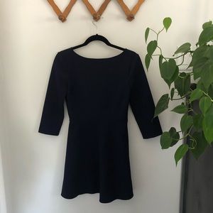 Deep navy cocktail dress